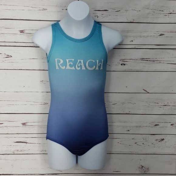 Garland Active Wear reach blue child large Leotard - Picture 8 of 9